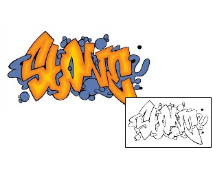 Graffiti Tattoo Stone Graffiti Lettering Tattoo