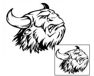 Bull Tattoo Zodiac tattoo | SPF-00782