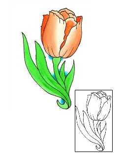 Tulip Tattoo Plant Life tattoo | SQF-00010