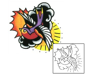 Swallow Tattoo Animal tattoo | SSF-00031