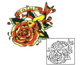Traditional Tattoo Plant Life tattoo | SSF-00034
