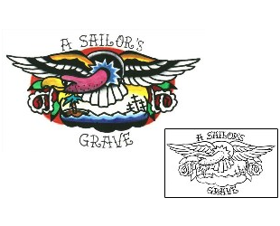 Picture of A Sailor's Grave Tattoo