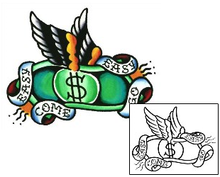 Money Tattoo Tattoo Styles tattoo | SSF-00042