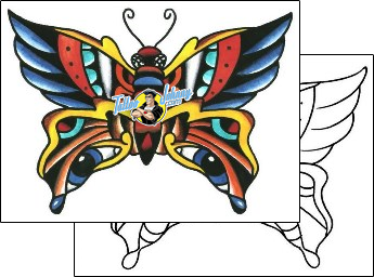 Butterfly Tattoo insects-butterfly-tattoos-sid-stankovitz-ssf-00047