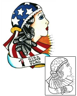 USA Tattoo Patronage tattoo | SSF-00062