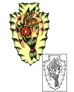 Arrow Tattoo Ethnic tattoo | SSF-00063