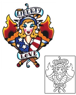 USA Tattoo Patronage tattoo | SSF-00066