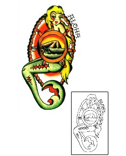 Mermaid Tattoo Mythology tattoo | SSF-00069