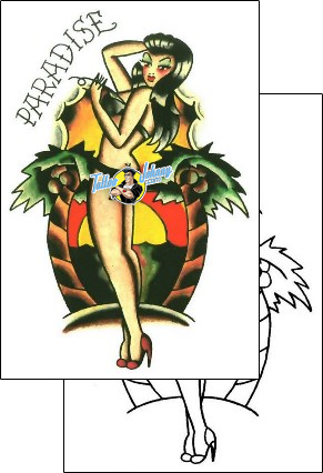 Pin Up Tattoo ssf-00071