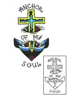 Anchor Tattoo Religious & Spiritual tattoo | SSF-00087