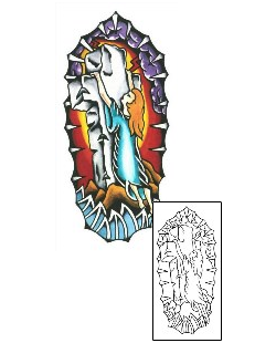 Traditional Tattoo Religious & Spiritual tattoo | SSF-00096