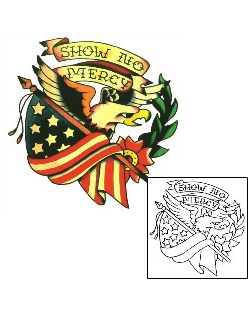 Patriotic Tattoo Animal tattoo | SSF-00125