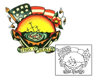 USA Tattoo Patronage tattoo | SSF-00126