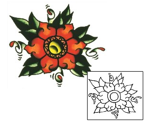 Traditional Tattoo Plant Life tattoo | SSF-00128