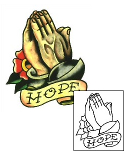 Praying Hands Tattoo Religious & Spiritual tattoo | SSF-00129
