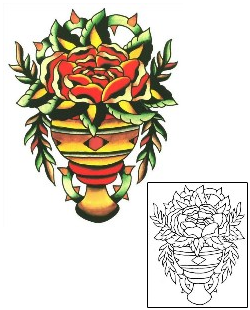 Traditional Tattoo Plant Life tattoo | SSF-00132