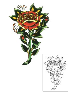 Traditional Tattoo Plant Life tattoo | SSF-00133