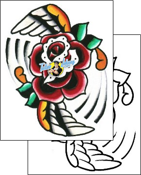 Rose Tattoo plant-life-rose-tattoos-sid-stankovitz-ssf-00146