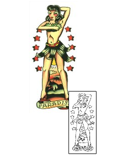 Pin Up Tattoo Tattoo Styles tattoo | SSF-00152