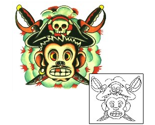 Pirate Tattoo Tattoo Styles tattoo | SSF-00191