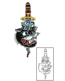 Cat Tattoo Tattoo Styles tattoo | SSF-00199