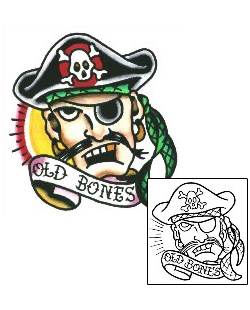 Pirate Tattoo Tattoo Styles tattoo | SSF-00202