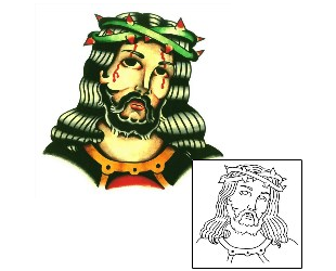 Jesus Tattoo Tattoo Styles tattoo | SSF-00208