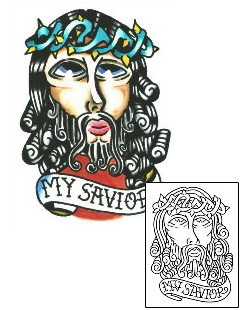 Jesus Tattoo Tattoo Styles tattoo | SSF-00210