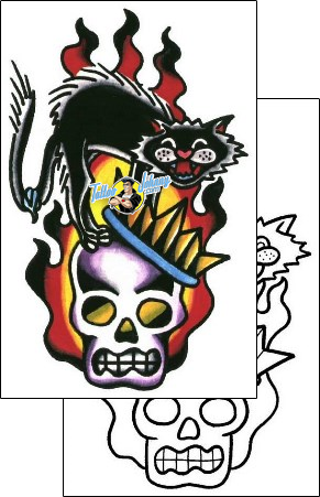 Cat Tattoo animal-tattoos-sid-stankovitz-ssf-00242