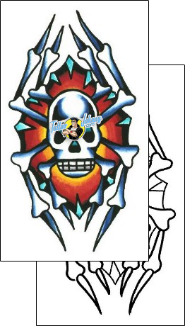 Skull Tattoo horror-skull-tattoos-sid-stankovitz-ssf-00267
