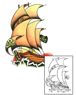 Pirate Tattoo Tattoo Styles tattoo | SSF-00318