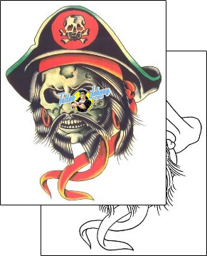 Pirate Tattoo miscellaneous-pirate-tattoos-sid-stankovitz-ssf-00351