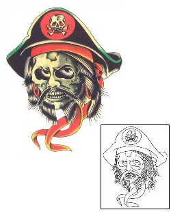 Pirate Tattoo Tattoo Styles tattoo | SSF-00351
