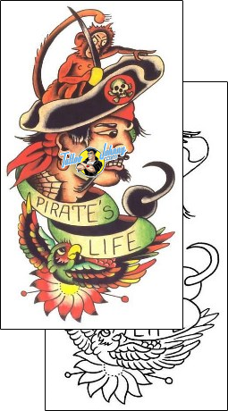 Pirate Tattoo miscellaneous-pirate-tattoos-sid-stankovitz-ssf-00365