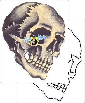 Skull Tattoo horror-skull-tattoos-sid-stankovitz-ssf-00382
