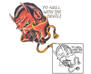 Devil - Demon Tattoo Tattoo Styles tattoo | SSF-00383