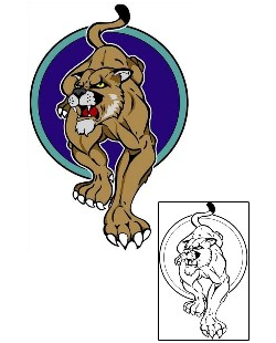 Mountain Lion Tattoo Tattoo Styles tattoo | STF-00027