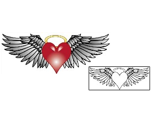Heart Tattoo Specific Body Parts tattoo | STF-00054