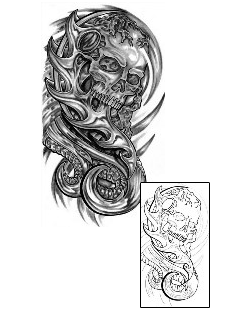 Skull Tattoo Horror tattoo | SVF-00004