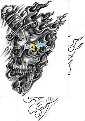 Horror Tattoo horror-tattoos-skully-van-gool-svf-00014