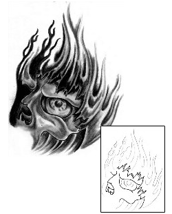 Fire – Flames Tattoo Miscellaneous tattoo | SVF-00017