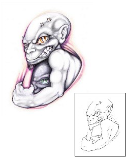 Alien Tattoo Horror tattoo | SWF-00007