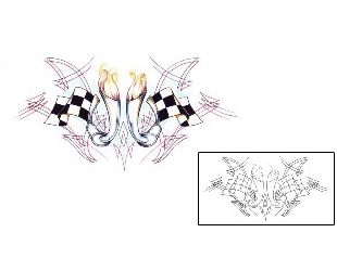 Racing Tattoo Specific Body Parts tattoo | SWF-00029