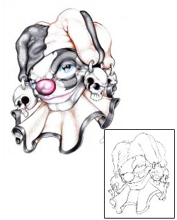 Clown Tattoo Mythology tattoo | SWF-00044