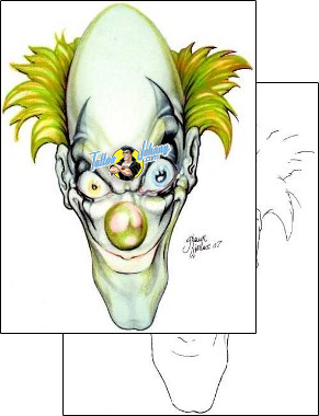 Evil Tattoo clown-tattoos-shawn-wallace-swf-00069