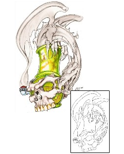 Skull Tattoo Mythology tattoo | SWF-00074