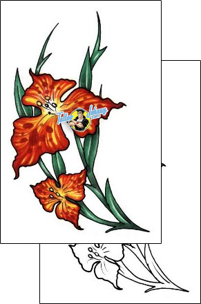 Flower Tattoo plant-life-flowers-tattoos-steve-comeaux-sxf-00006