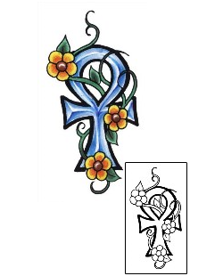 Ankh Tattoo Religious & Spiritual tattoo | SXF-00008