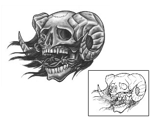 Evil Tattoo Horror tattoo | SXF-00015