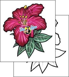 Flower Tattoo plant-life-flowers-tattoos-steve-comeaux-sxf-00034